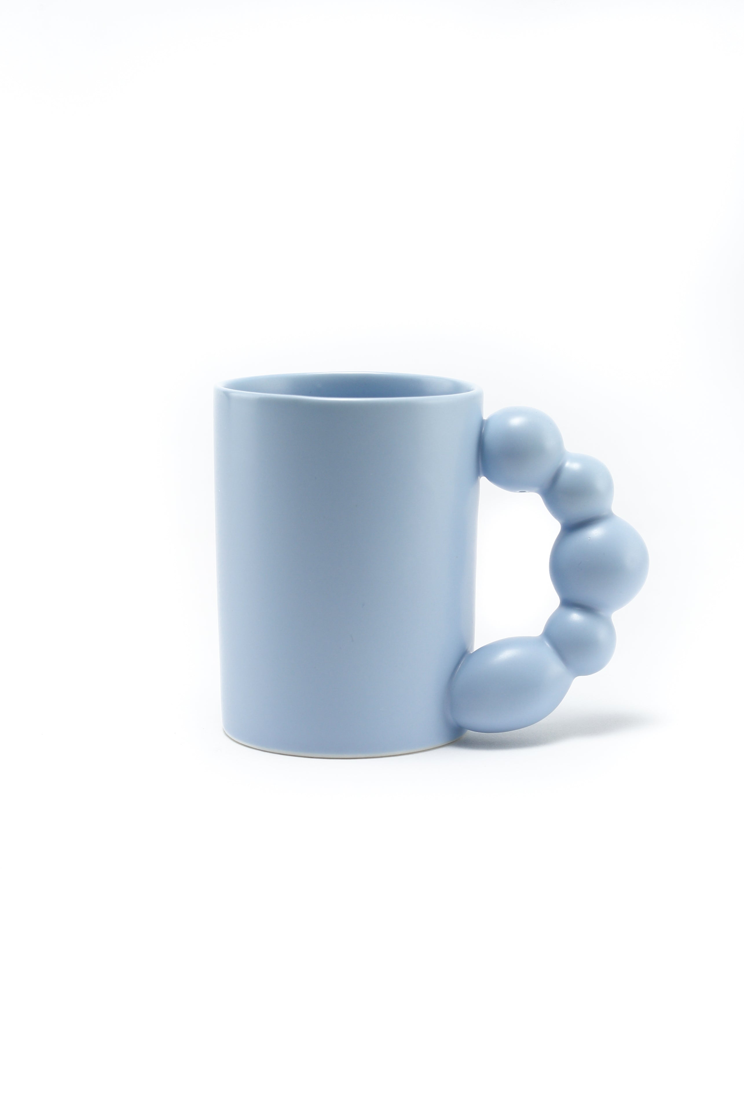 Pixa Pod chunky ball handled mug Baby Blue